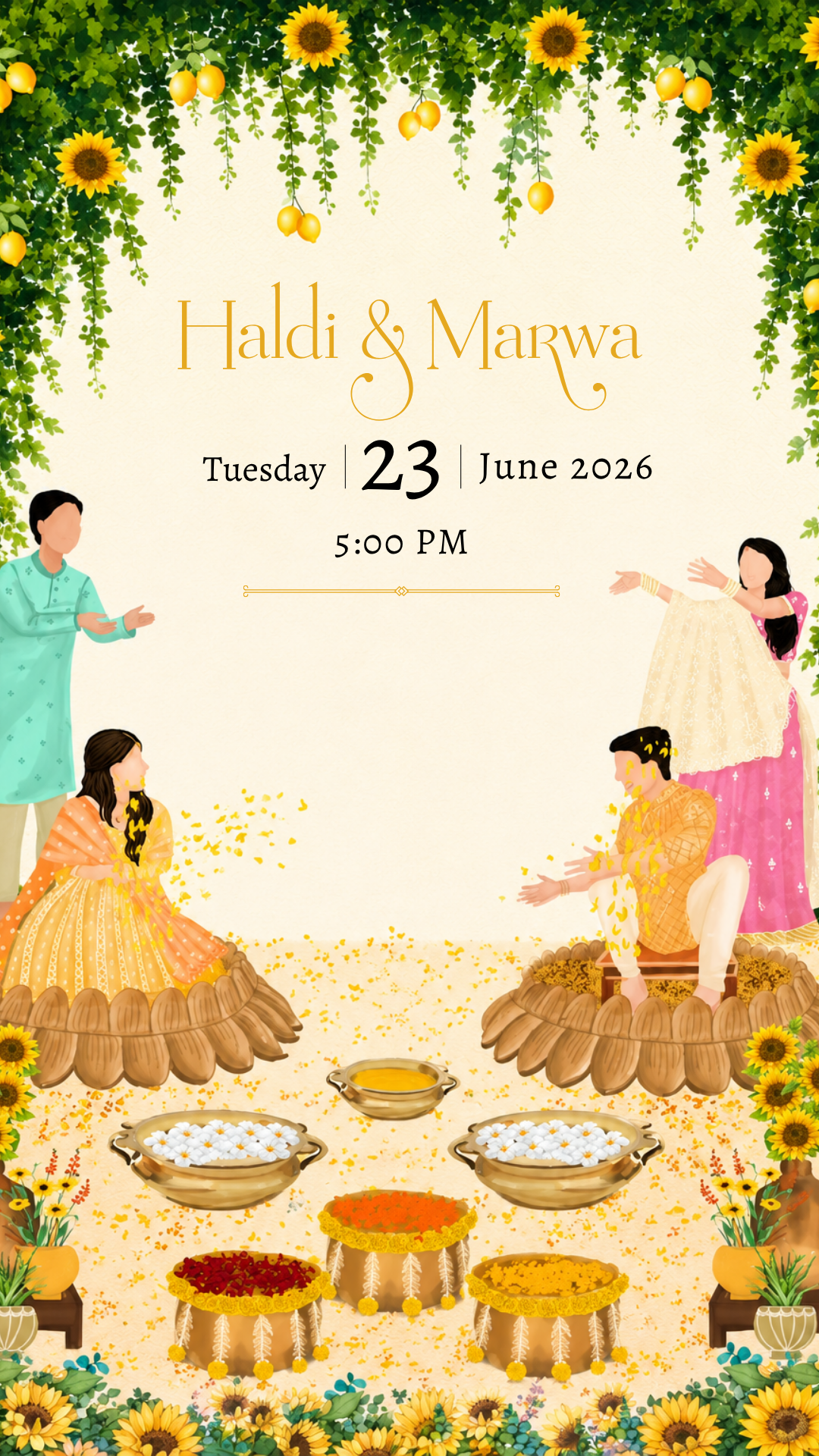 Haldi and Marwa Event