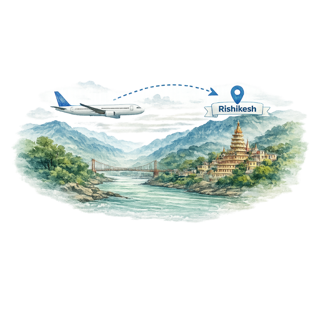 Fly to Rishikesh